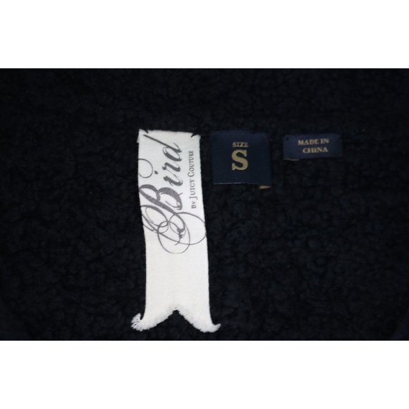 Bird by Juicy Couture Black Askam Leather Jacket Size Small NWT - Picture 11 of 12